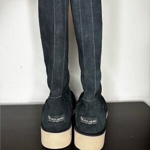 Koolaburra Black and Tan Winter Boots